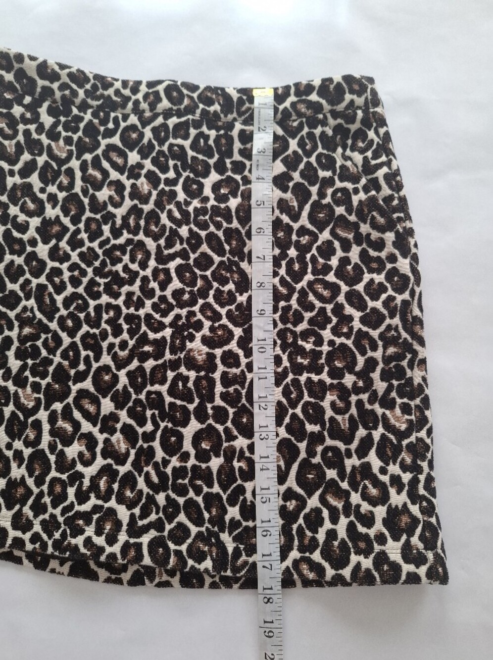 Sanctuary Leopard Print Mini Skirt - Brown & Black SZ L - Picture 9 of 9